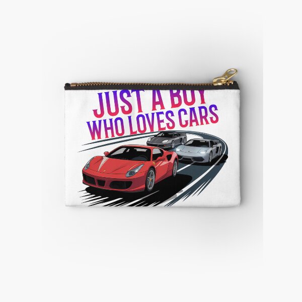 Item preview, Just a Boy Who Loves Cars designed and sold by DigitalDream11.