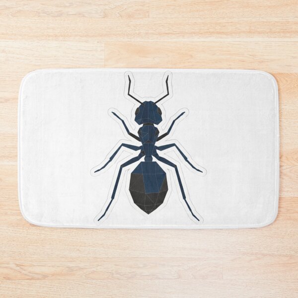 Item preview, Geometric Midnight Blue Ant – Minimalist Sticker for Technology and Gadgets designed and sold by bsbd-action.