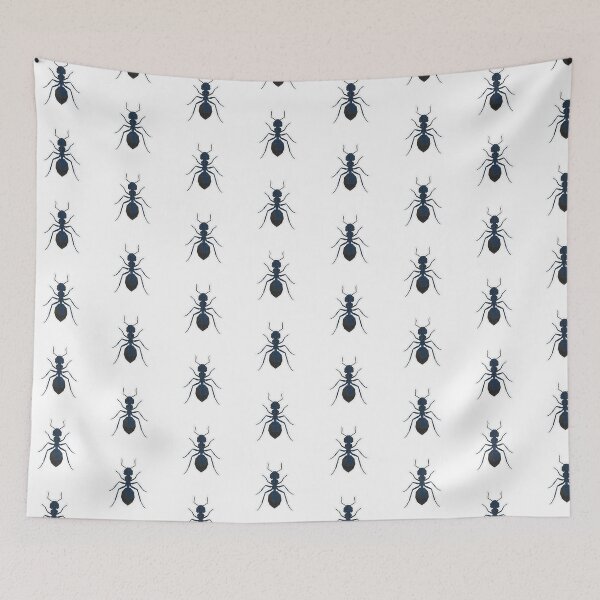 Item preview, Geometric Midnight Blue Ant – Minimalist Sticker for Technology and Gadgets designed and sold by bsbd-action.