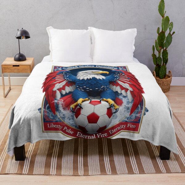 Item preview, USA Eagle Liberty T-Shirt, Dominion Pulse Emblem Mug, American Flag Soccer Pride Gift designed and sold by YMLux.
