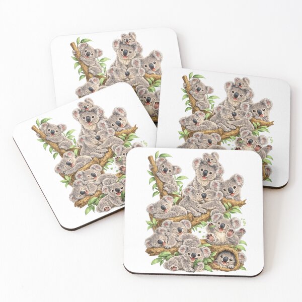 Item preview, Happy Koalas Resting Together designed and sold by XenialitySIA.