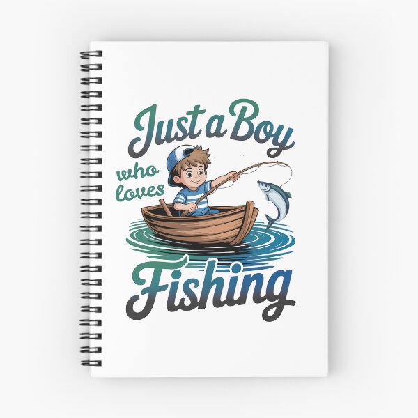 Item preview, Just a Boy Who Loves Fishing designed and sold by DigitalDream11.