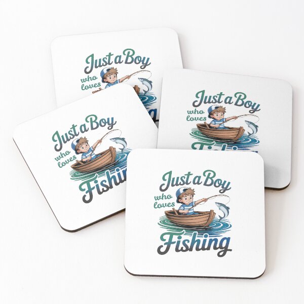 Item preview, Just a Boy Who Loves Fishing designed and sold by DigitalDream11.