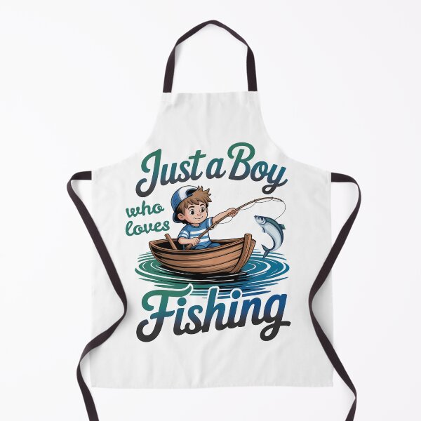 Item preview, Just a Boy Who Loves Fishing designed and sold by DigitalDream11.