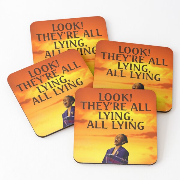 Item preview, LOOK! They're All Lying, All Lying designed and sold by Kirkwood Young.