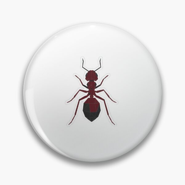 Item preview, Crimson Ant and Low Poly Charcoal – Intense Art for Strong Personalities designed and sold by bsbd-action.