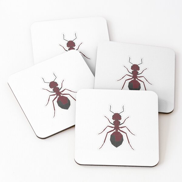 Item preview, Crimson Ant and Low Poly Charcoal – Intense Art for Strong Personalities designed and sold by bsbd-action.