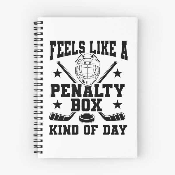 Item preview, Feels Like A Penalty Box Kind of Day Funny Hockey Players designed and sold by clarabersetart.