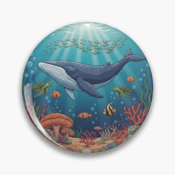 Item preview, Ocean Escape – Explore the Depths Marine Life Illustration designed and sold by Dogandesighn.