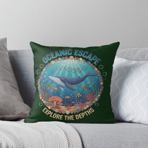 Item preview, Ocean Escape – Explore the Depths Marine Life Illustration designed and sold by Dogandesighn.