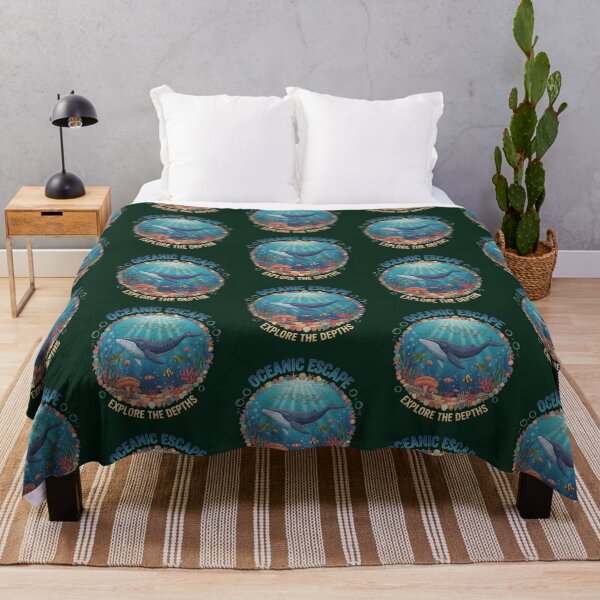 Item preview, Ocean Escape – Explore the Depths Marine Life Illustration designed and sold by Dogandesighn.