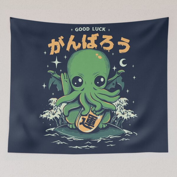Item preview, Good Luck Cthulhu designed and sold by Ilustrata®.