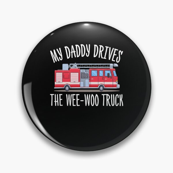 Item preview, My Daddy Drives The Wee-WOO Truck Firetruck Kids designed and sold by clarabersetart.