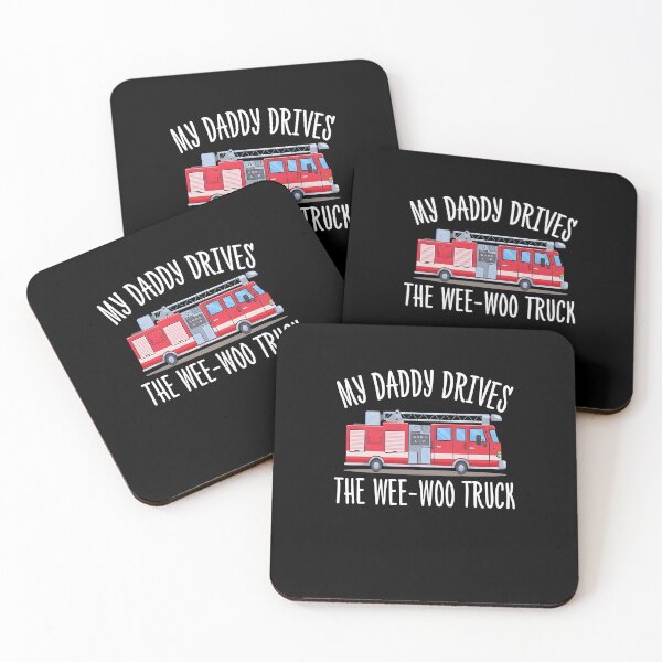 Item preview, My Daddy Drives The Wee-WOO Truck Firetruck Kids designed and sold by clarabersetart.