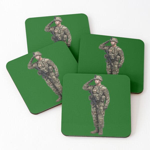 Item preview, American soldier salute – digital watercolor designed and sold by Alan-David.