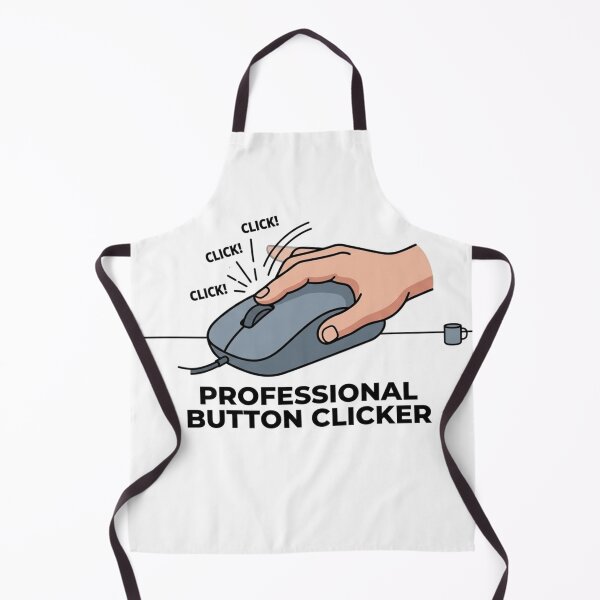 Item preview, Professional Button Clicker Funny Remote Work Mouse Clicking Humor designed and sold by ZYNORAworld.