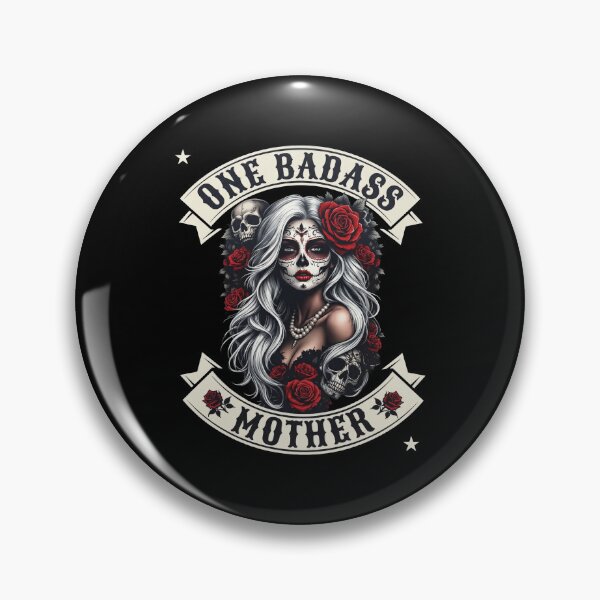 Item preview, One Badass Mother Mom Stepmom Single Mom Mamma Mother's Day designed and sold by clarabersetart.