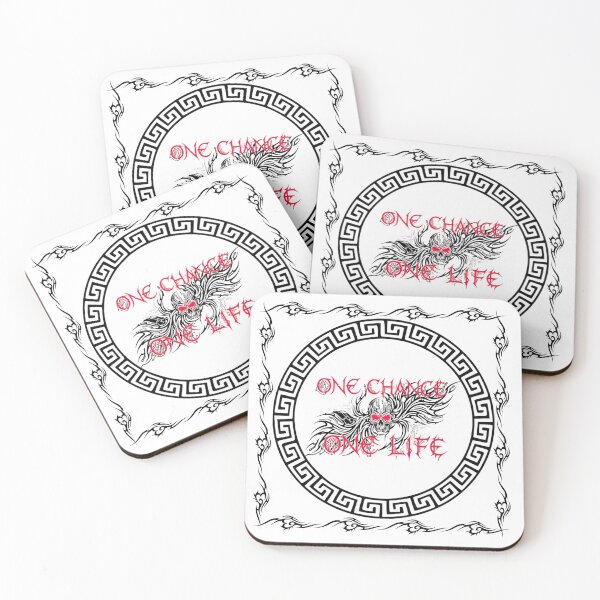 Item preview, Cyber Sigilism Skull - One Chance, One Life - Neo-Tribal Streetwear designed and sold by Italian Ink Studio.