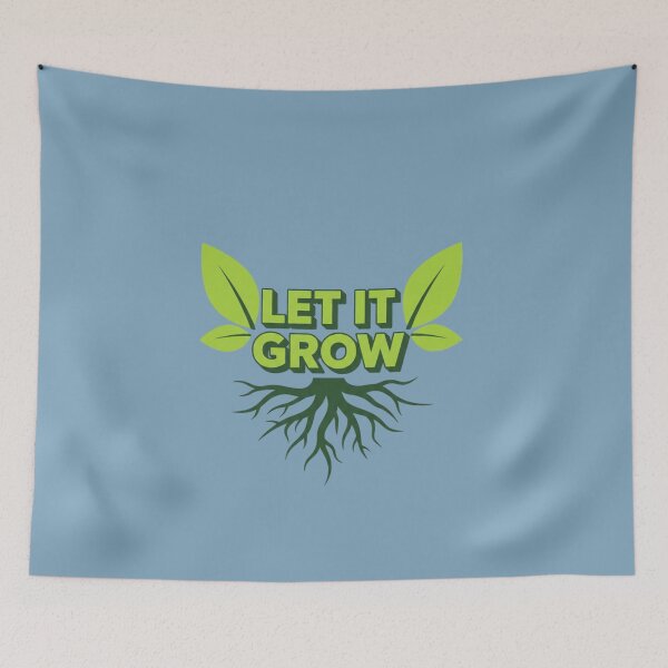 Item preview, Let It Grow: Eco-Friendly Nature & Gardening Roots Graphic designed and sold by InkWeaveShop.