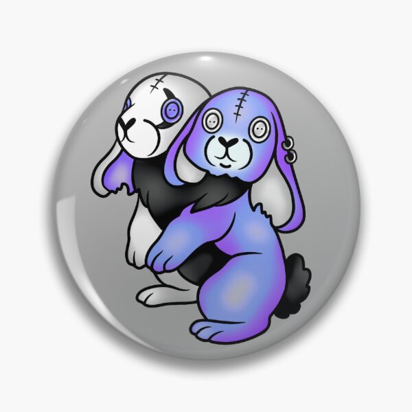 Item preview, Two-Headed Bunny - Split Purple designed and sold by tyranicorntat.