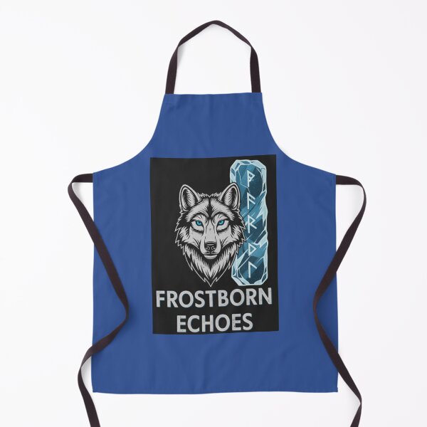 Item preview, Frostborn Wolf – Nordic Ice Rune Illustration designed and sold by Dogandesighn.