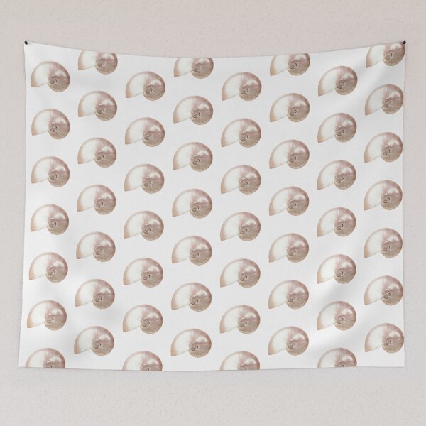 Item preview, pearly shiny pink nautilus shell it girl star girl sticker designed and sold by inainart.