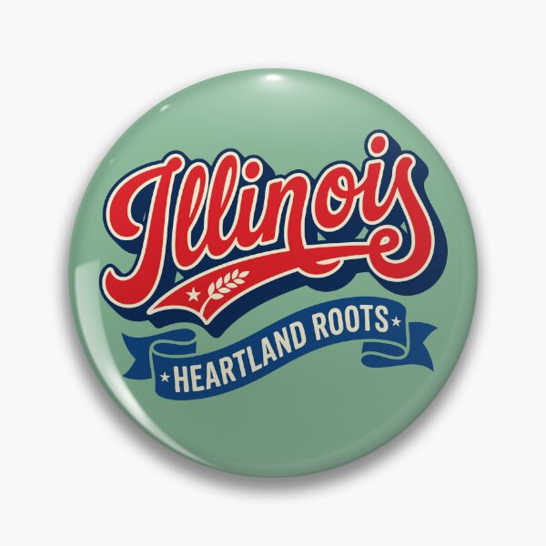 Item preview, Illinois Heartland Roots Retro State Pride designed and sold by Cozy-Old-Pub.