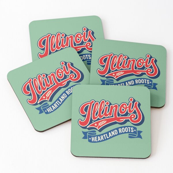 Item preview, Illinois Heartland Roots Retro State Pride designed and sold by Cozy-Old-Pub.