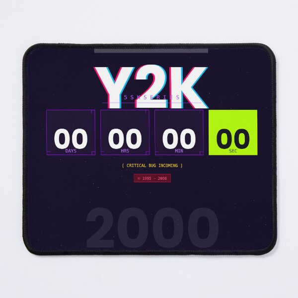 Item preview, Y2K Countdown Millennium Bug Retro Future Art designed and sold by 5SKseries.