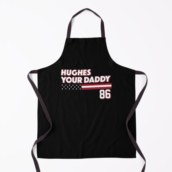 Item preview, Hughes Your Daddy 86 Jack Hughes Hockey USA Flag designed and sold by clarabersetart.
