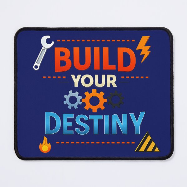 Item preview, Build Your Destiny – Motivational Engineering Design designed and sold by Dogandesighn.