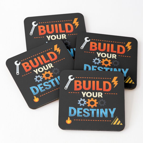 Item preview, Build Your Destiny – Motivational Engineering Design designed and sold by Dogandesighn.