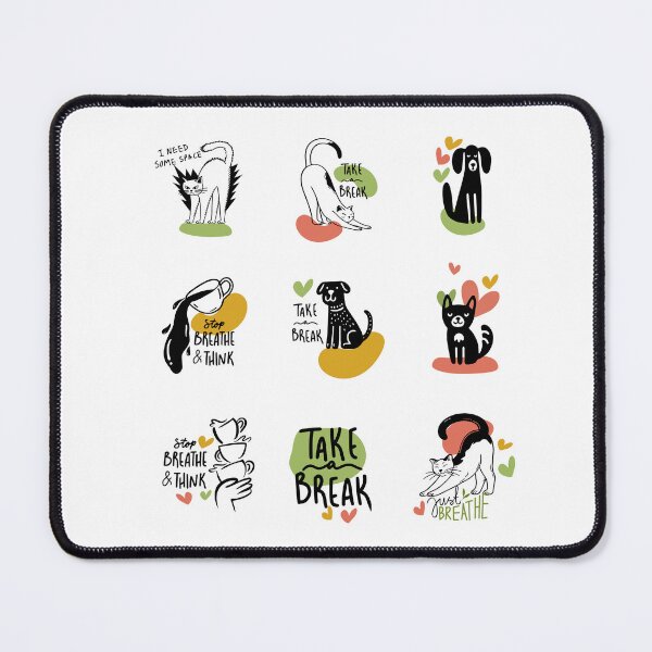 Item preview, Mindful cats, dogs & Coffee: Minimalist Graphic Collection designed and sold by Rosenthal Studio Kreativo.