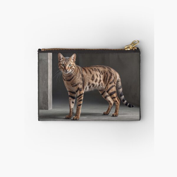 Item preview, Cat Verse Toyger Stryker Kinetic Instinct Portrait – Wild Tiger Stripe Cat Design designed and sold by ArtivaNest.