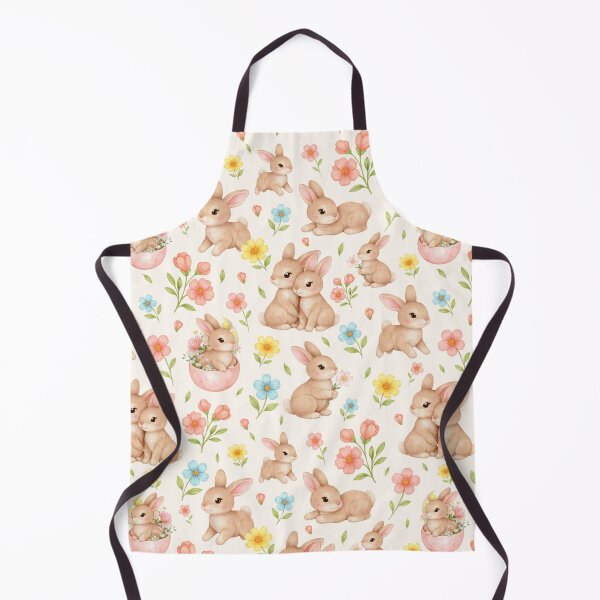 Item preview, Cute Bunny Floral Spring Pattern designed and sold by OneLook.