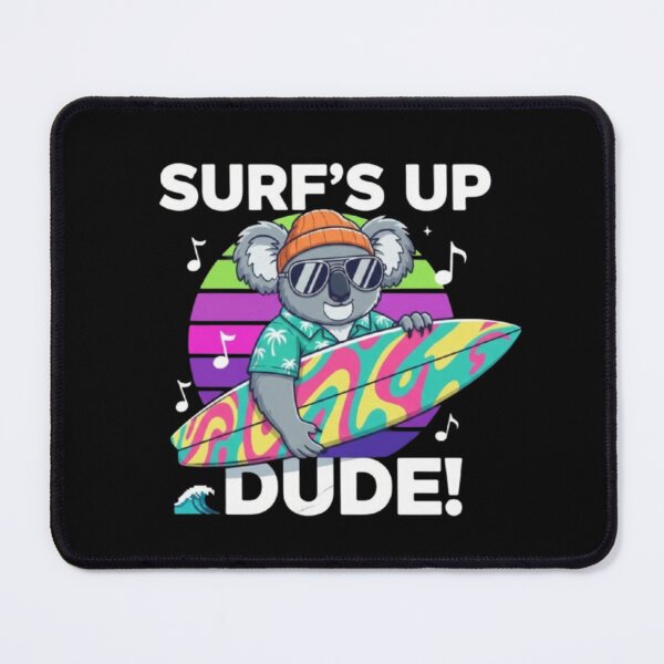 Item preview, Surf’s Up Dude – Cute Koala Surfing Illustration designed and sold by Dogandesighn.