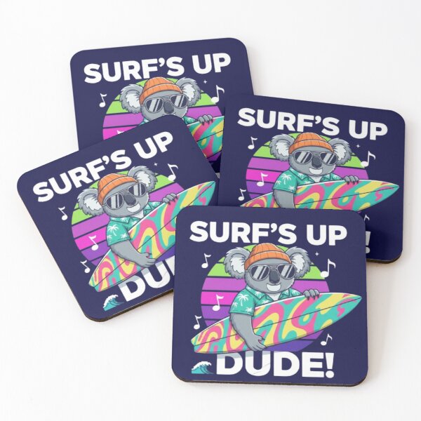 Item preview, Surf’s Up Dude – Cute Koala Surfing Illustration designed and sold by Dogandesighn.
