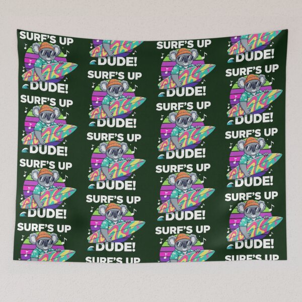 Item preview, Surf’s Up Dude – Cute Koala Surfing Illustration designed and sold by Dogandesighn.