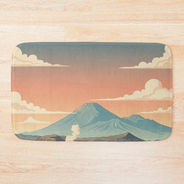 Item preview, Vintage poster of Mount Bromo in East Java, retro travel style designed and sold by HeyHas.