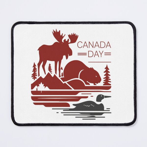 Item preview, Canada Day Wildlife Shirt – Moose Beaver Loon Canadian Nature Patriotic Design designed and sold by Globalcitytees.