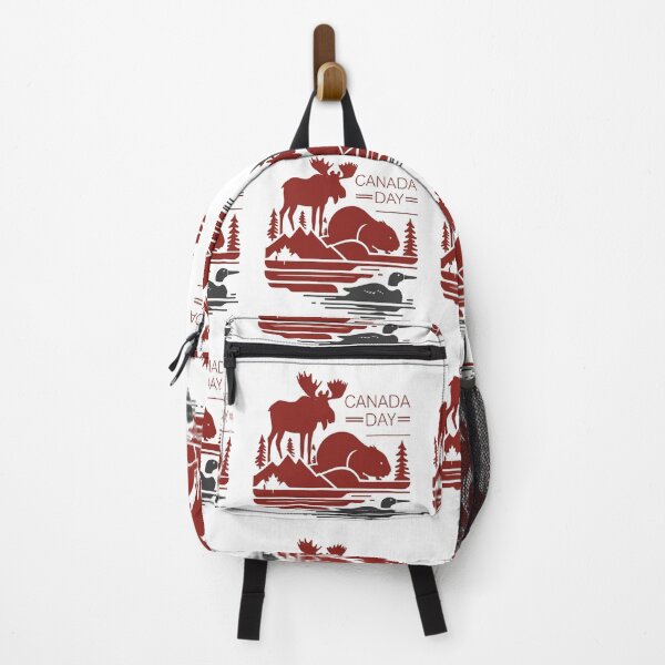 Item preview, Canada Day Wildlife Shirt – Moose Beaver Loon Canadian Nature Patriotic Design designed and sold by Globalcitytees.