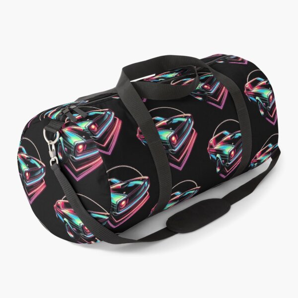 Item preview, Neon Retro Muscle Car – Synthwave Night Drive designed and sold by Dogandesighn.