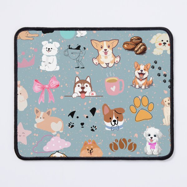Item preview, dog and coffee designed and sold by Oits.