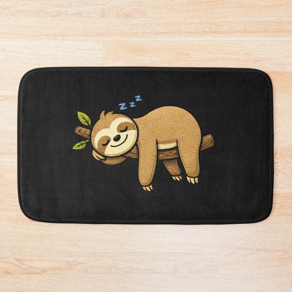 Item preview, Lazy Weekend Sloth – Funny Sleepy Sloth Mascot Cartoon designed and sold by ColorSplash123.