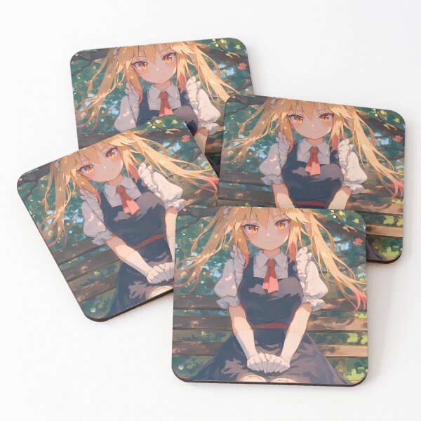 Item preview, Tohru Miss Kobayashi Dragon Maid Sunlit Forest Bench Maid Vibes designed and sold by 108Recordings.