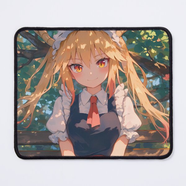 Item preview, Tohru Miss Kobayashi Dragon Maid Sunlit Forest Bench Maid Vibes designed and sold by 108Recordings.