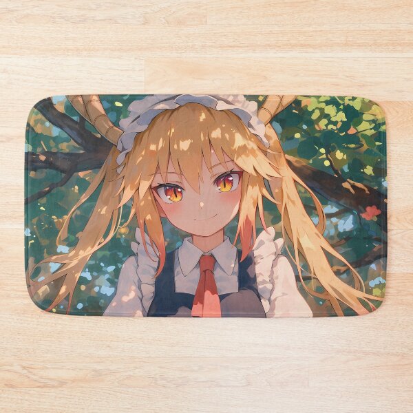 Item preview, Tohru Miss Kobayashi Dragon Maid Sunlit Forest Bench Maid Vibes designed and sold by 108Recordings.