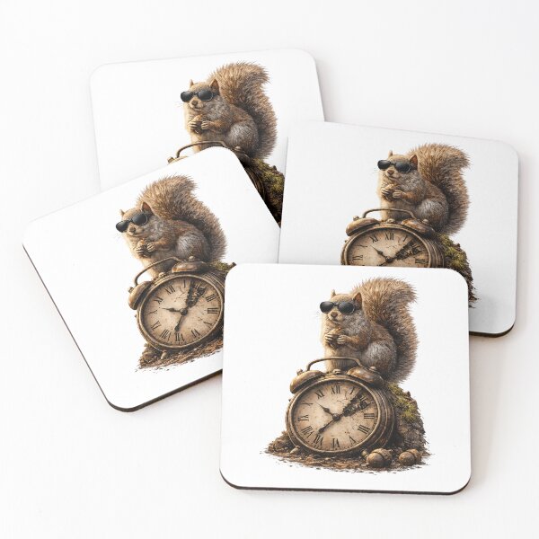 Item preview, Blind squirrel, broken clock designed and sold by gahteeriffico.