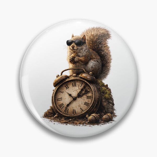 Item preview, Blind squirrel, broken clock designed and sold by gahteeriffico.