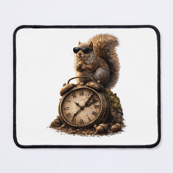 Item preview, Blind squirrel, broken clock designed and sold by gahteeriffico.